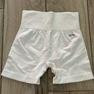 AYBL White V2 Seamless Shorts